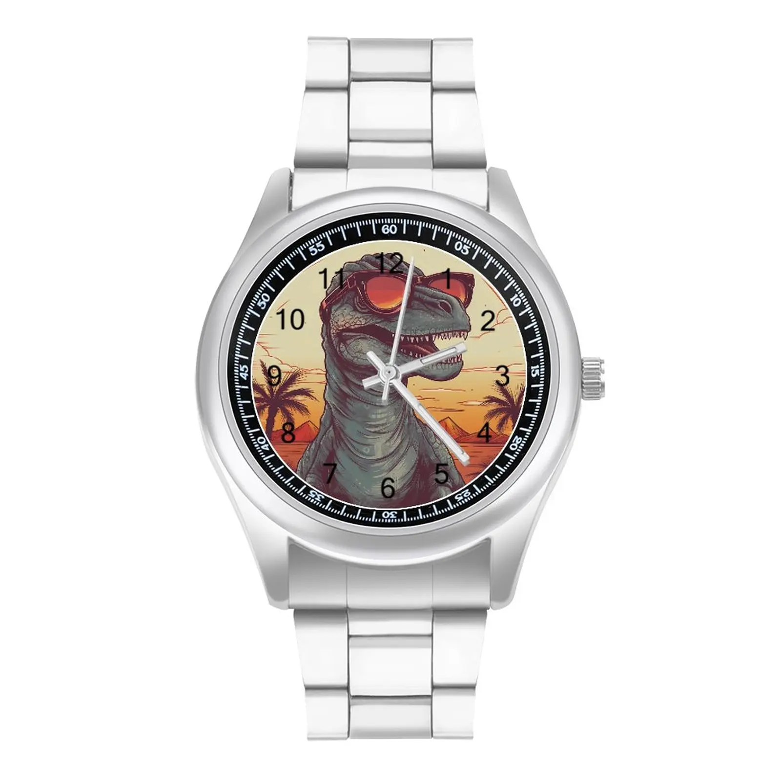 

Dinosaur Quartz Watch Retro Sunset Home Classy Wrist Watches Stainless Photo Cheap Girl Wristwatch