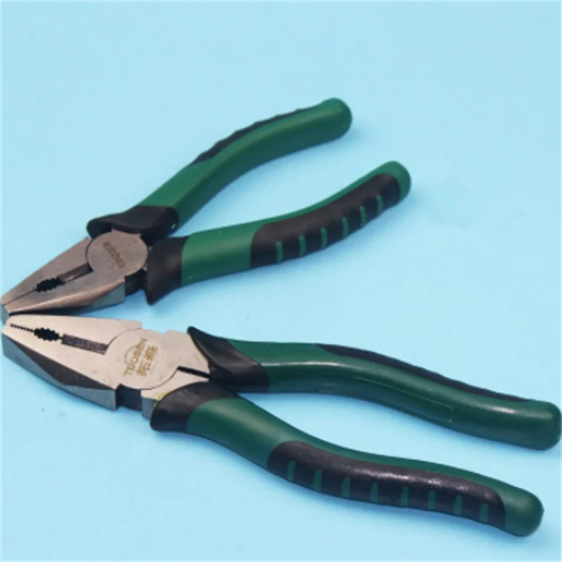 1PC Cutting Pliers Hardware Non-slip Handle Flat-nose Pliers 6inch 8inch 45 # Steel Professional Hand Tool