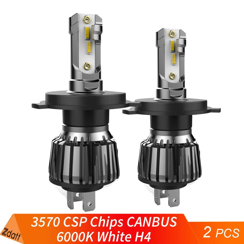 Супер яркие Zdatt H7 светодиодные лампы H4 h7 led H11 H8 H9 9005 HB3 9006 HB4 100 Вт 24000лм 6000K 12 В, мини-лампы Canbus для автомобильных фар