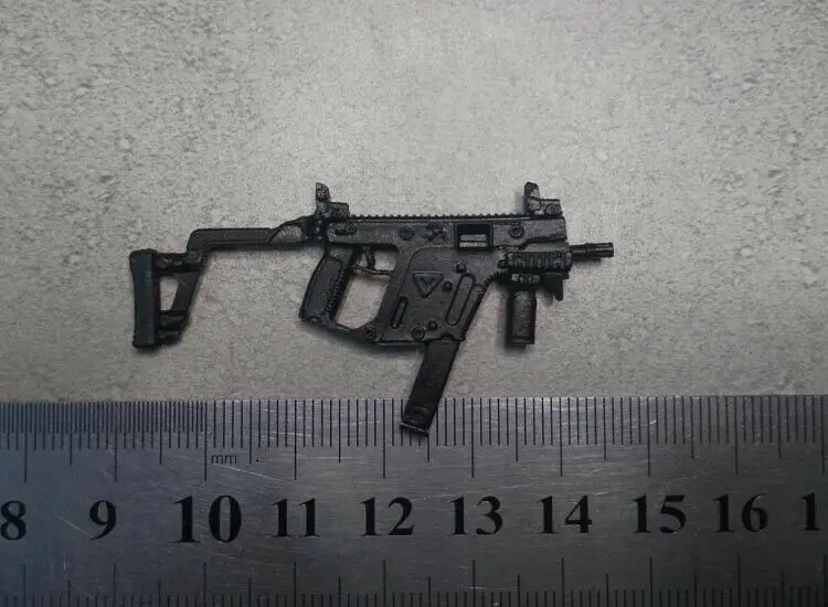 

1/12 Scale Soldier Weapon Accessories KRISS Vector SMG Model for Shf 6" Doll