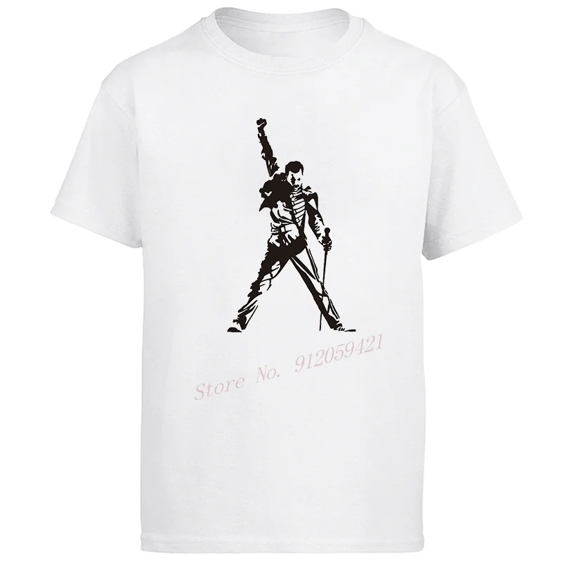

Футболка Freddie Mercury graphic мужская с коротким рукавом, топ с круглым вырезом, уличная одежда в стиле Харадзюку, на лето