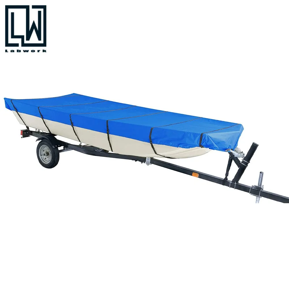 

Синий для Jon Boat Cover 12ft 14ft 16ft 18ft L Ширина луча до 75 дюймов 210D