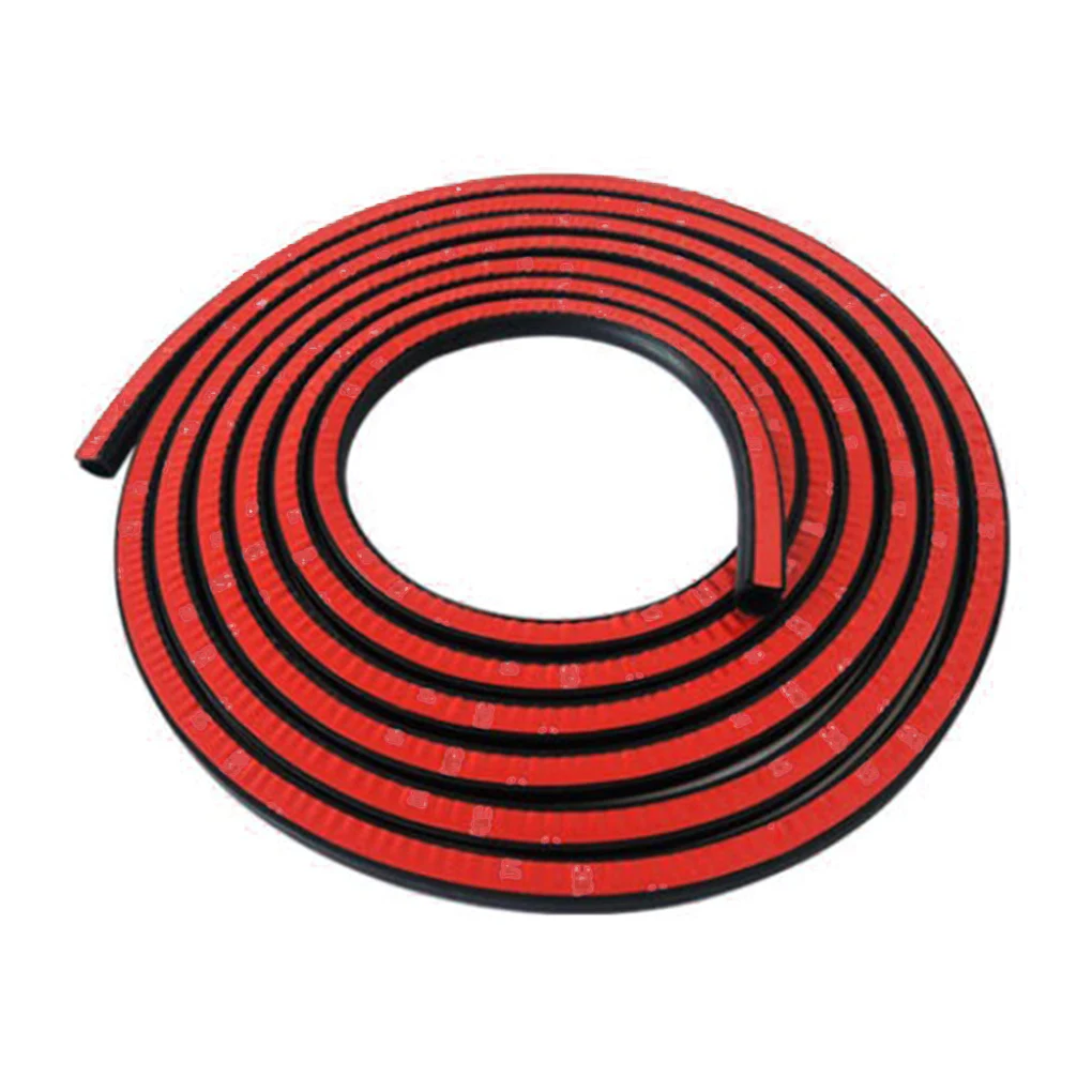 

Small D-Shape Sealing Strip Dustproof Soundproof Weatherstrip for Car Trunk Hood Closing Door Mute Bar