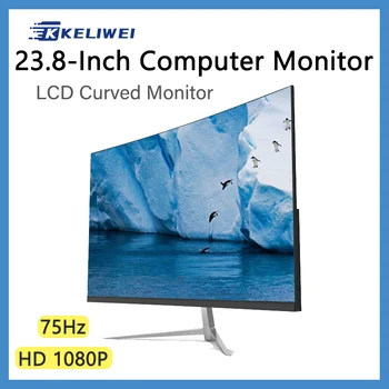 23.8 Inch HD 1080P IPS PC Monitor HDMI Desktop LCD Display FHD 75Hz Game Monitors With Speaker 1