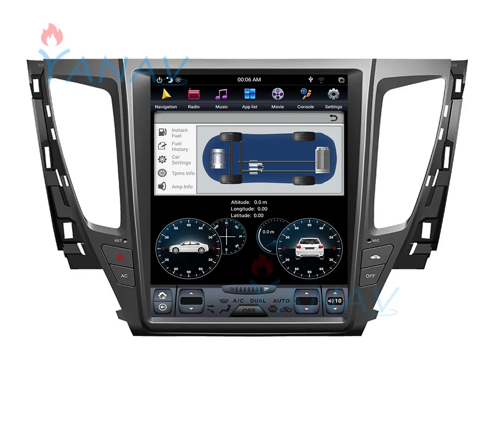 

Автомагнитола для Mitsubishi Montero / Pajero 2007-2017, 2 Din, Android, видеоплеер, GPS-навигация, головное устройство, мультимедиа