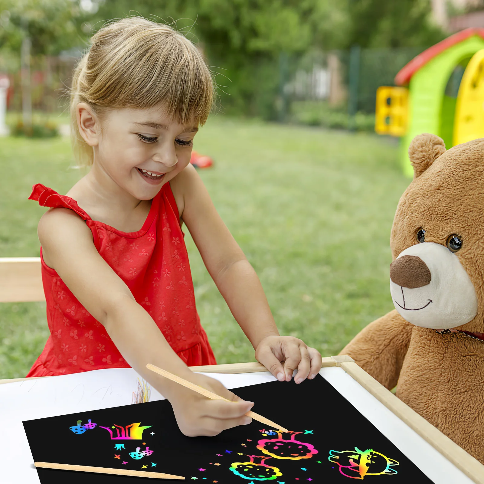 30 шт. инструменты для рисования когтеточки бамбуковый стилус деревянный детский