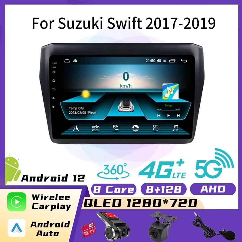 

Автомагнитола 2 Din, Android, стерео для Suzuki Swift 2017-2019, Авторадио, GPS-навигация, BT, Wi-Fi, аудио, автомобильный мультимедийный плеер