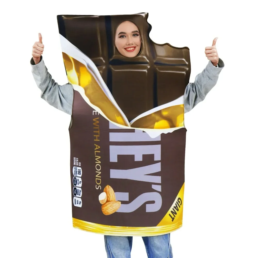 Весёлая еда для вечеринки косплей костюм унисекс взрослых карнавала Забавный