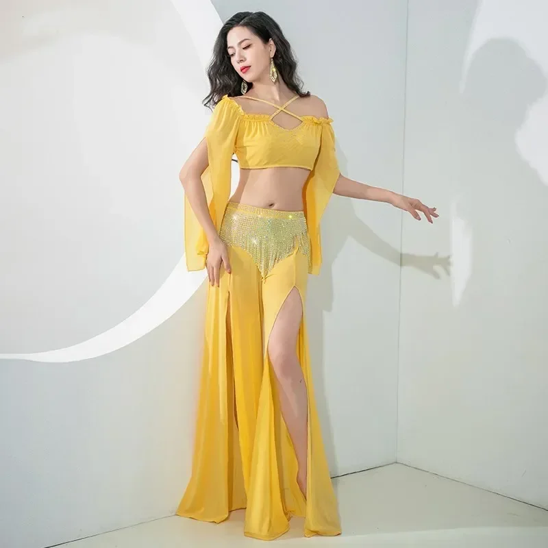 Карнавальные костюмы для женщин блестящая юбка с бахромой брюки сетчатый топ