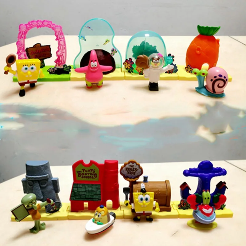 

SpongeBobe Figure Patricka Star Doll Ornaments Accessories Fantasy Figurines Children Present