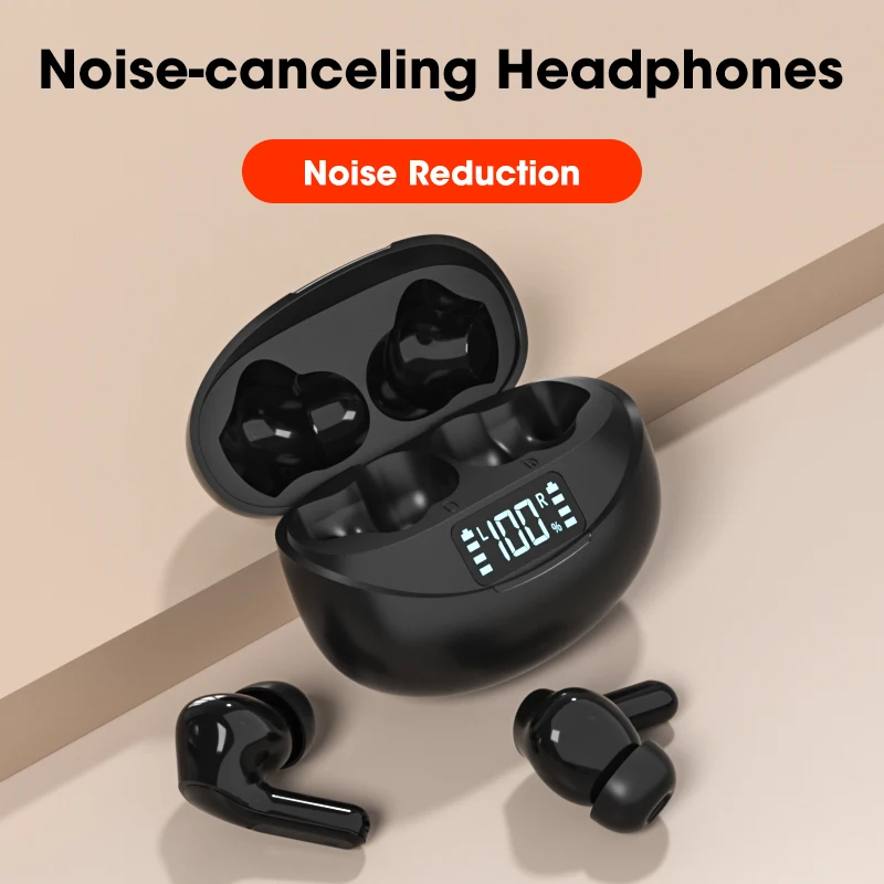 

TWS Bluetooth-наушники; Водонепроницаемые стереонаушники; Спортивные наушники; Беспроводные наушники с активным шумоподавлением и зарядным устр...