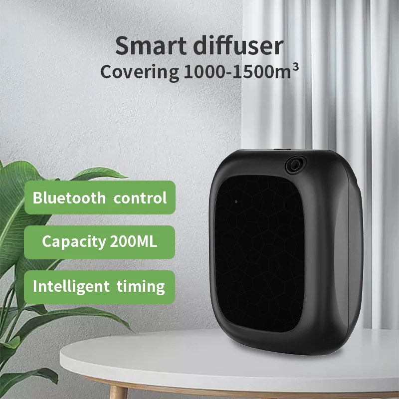 1500m³ Smart Bluetooth Diffuser Air Freshener Home Aromatherapy Essential Oil Aroma Diffuser for Home Hotel