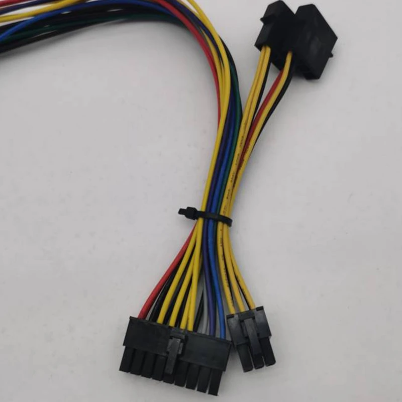 Адаптер ATX с 24 на 18 контактов и двойным IDE преобразователем Molex 6 кабель питания