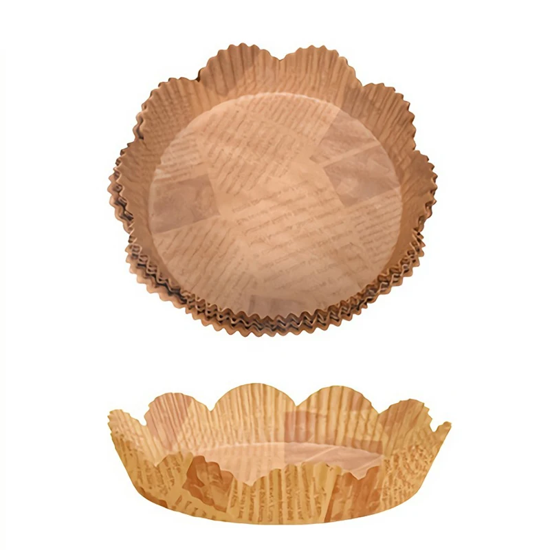 

Одноразовые бумажные вкладыши для жарки, круглая антипригарная фритюрница в форме цветка, коврик из пергамента, аксессуары для кухни и грил...