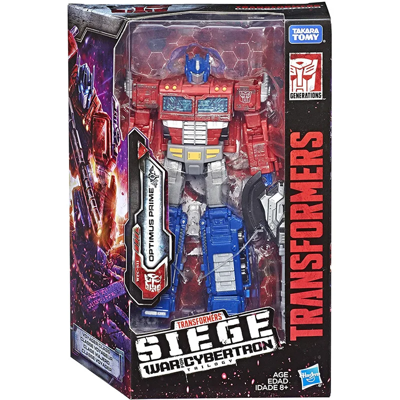 

Transformers Generations War For Cybertron Siege Voyager Class Wfc-S11 Optimus Prime Action Figure Toys For Children