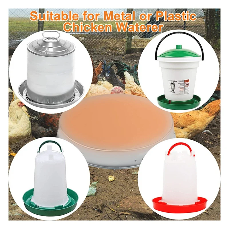 Поилка для птицы поилка курицы водонагреватель зимнего обезвоживания основание