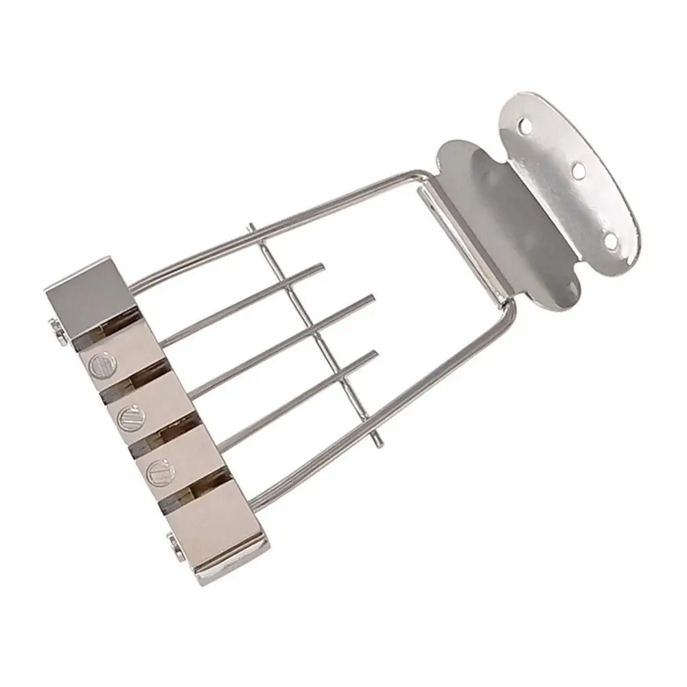 

4-струнная электрическая басовая задняя часть, детали для гитары, мост для гитары Archtop