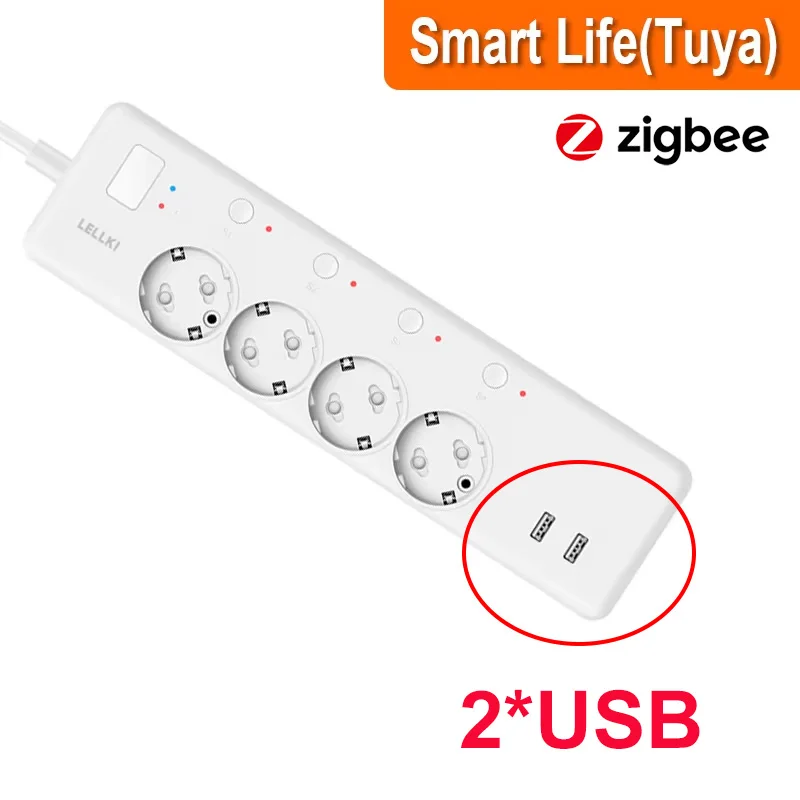 

LELKKI ZigBee умный удлинитель 220В