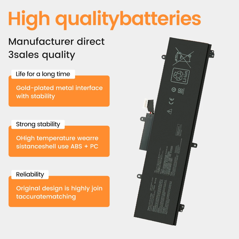 C41N1837 Аккумулятор для ноутбука ASUS ROG Zephyrus M GU502 GU502G GA502D GA532DU GU532LV GX532GW TUF Dash F15 FX516P