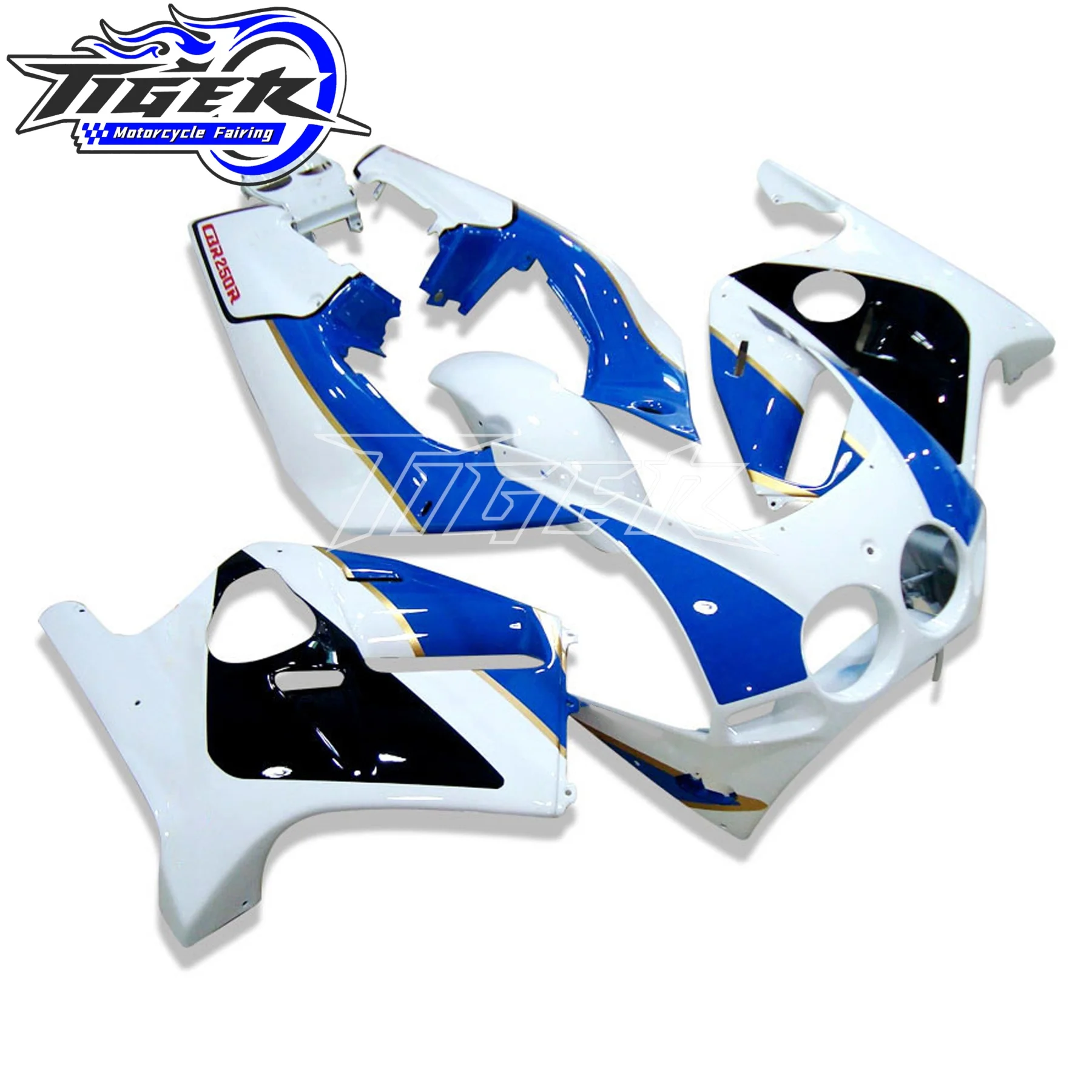 Фото Комплект панели обтекателя из АБС-пластика для HONDA NC19 CBR250R 1988-1989, полный обтекатель мотоцикла, обтекатель кузова CBR250 CBR 250RR, подходит №2