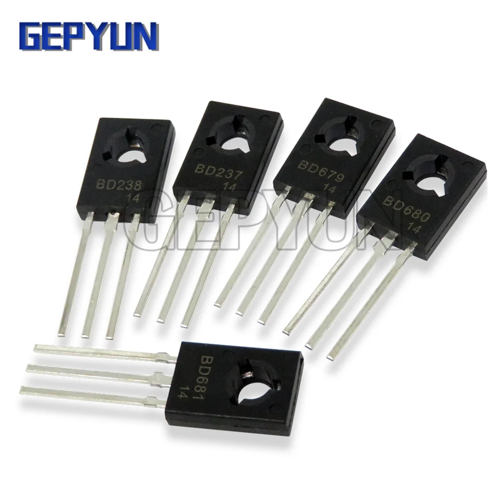10 шт. BD237 BD679 BD680 BD681 BD682 BD678 BD875 TO-126 транзистор новый и Gepyun 10 шт. BD237 BD679 BD680 BD681 BD682 BD678 BD875 TO-126 транзистор новый и Gepyun