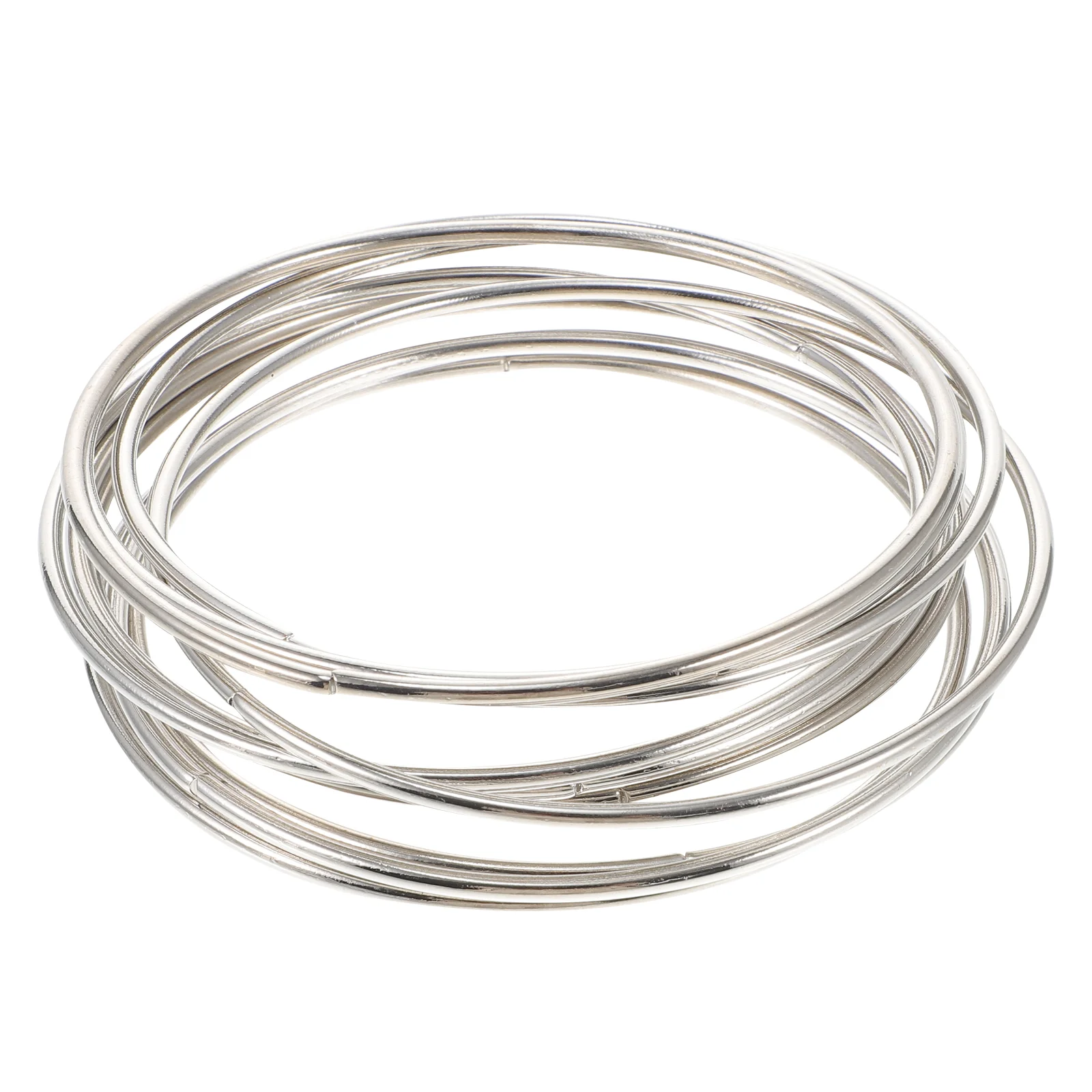 10 шт. простые круглые металлические кольца в виде Ловца снов