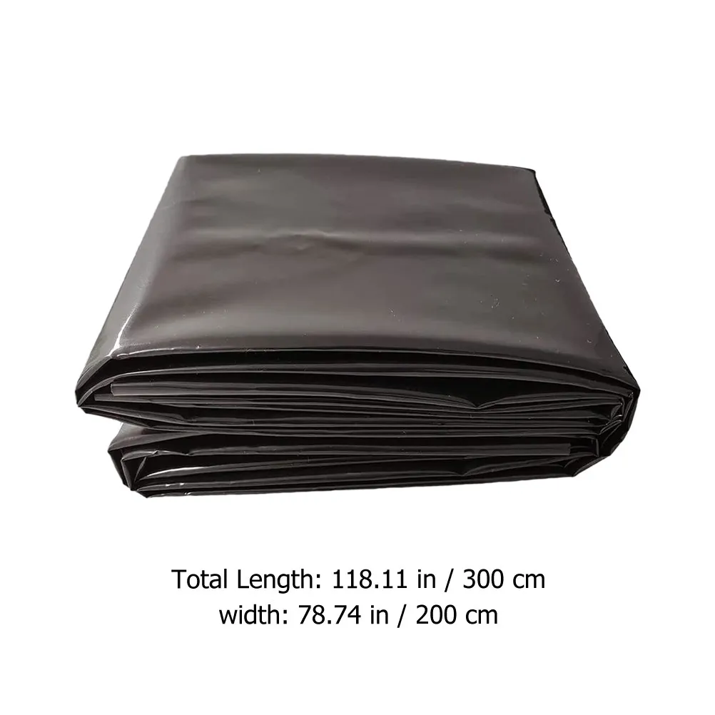 Фото Высококачественная гидроизоляционная мембрана из HDPE для прудов, прочная подкладка для садовых бассейнов, устойчивая к разрывам, для удержания воды на открытом воздухе №2