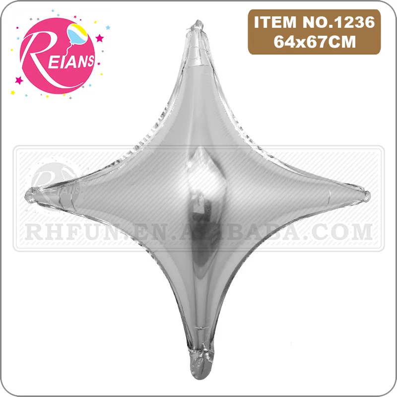 Фольгированный воздушный шар звезда 26 дюймов