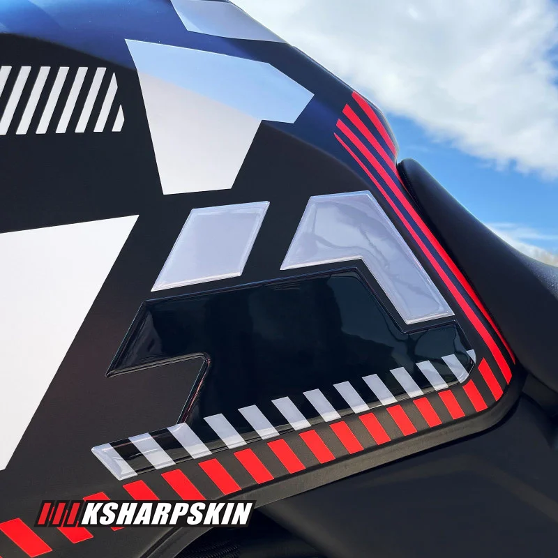 

Наклейки для мотоциклов, защитные колготки для алмохадиллы, боковые колготки, совместимы с ducati Desert TX 2023