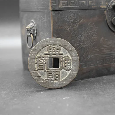 

Exquisite antique copper coins ornaments