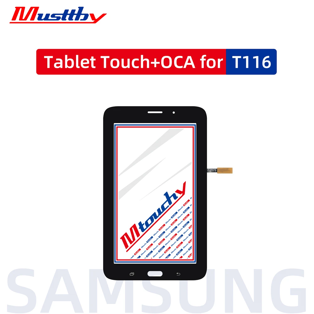 10 шт. замена стеклянной панели дигитайзера сенсорного экрана для Samsung Galaxy Tab 3 Lite 7 0