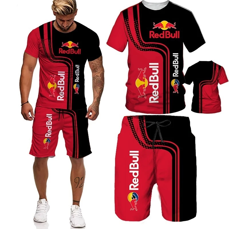 

Брендовые мужские спортивные комплекты, одежда на заказ в стиле Харадзюку, летняя новинка, удобная дышащая одежда для отдыха, футболки, кост...