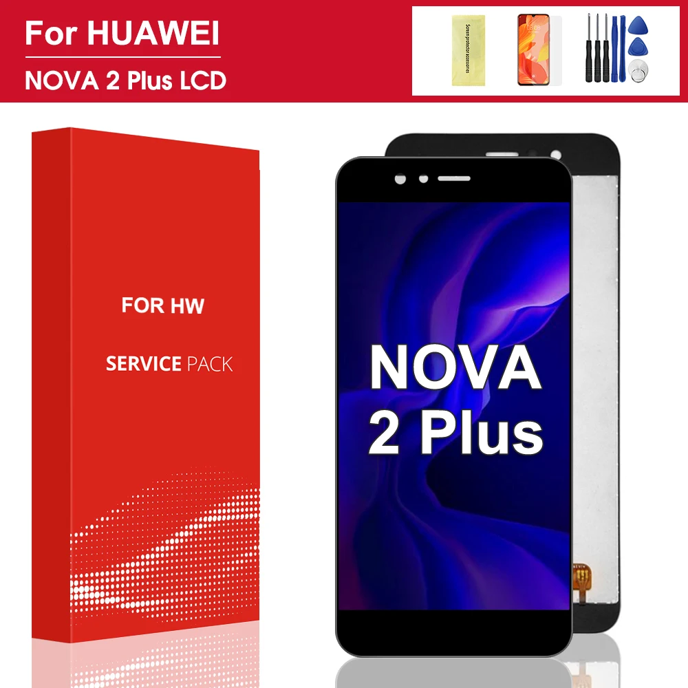 

5.5" Original DIsplay For Huawei Nova 2 Plus BAC-L23 BAC-L21 LCD Touch Screen Assembly Digitizer with Frame For Nova 2 Plus LCD