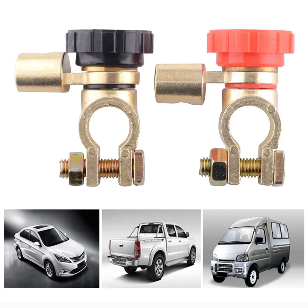 

Car Battery Terminal Link Switch Quick Cut-off Disconnect Isolator Switch Truck Parts Auto Accessories Battery Disconnector