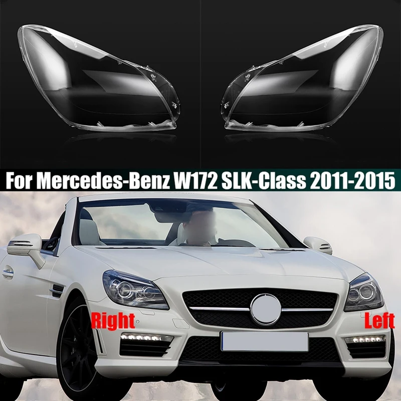 

For Mercedes-Benz W172 SLK-Class 2011-2015 Head Light Lamp Cover Transparent Lamp Shade Shell Replace Lampshade