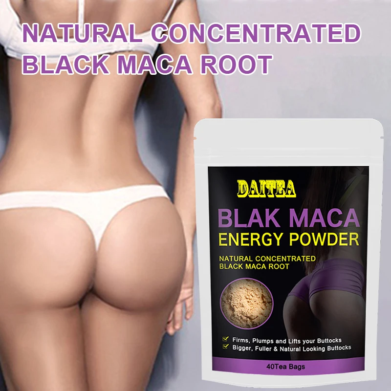 

Daitea Bigger Buttock Fattening Hips Enlargement Gain Butt Maximum Booty Griowing Lift Glutes Black Maca Powder Herbal Extract