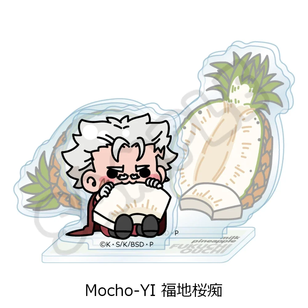 Фото Новая акриловая подставка 10 см по аниме Bungo Stray Dogs, Акутагава Рюноскэ, пасхальный подарок для друзей, аниме-аксессуары, брелок №4