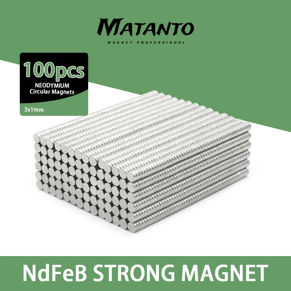 

100/200/500/1000/2000/5000PCS 3x1 Mini Small Round Magnets N35 Neodymium Magnet Disc 3x1mm Permanent Powerful Magnets Strong 3*1