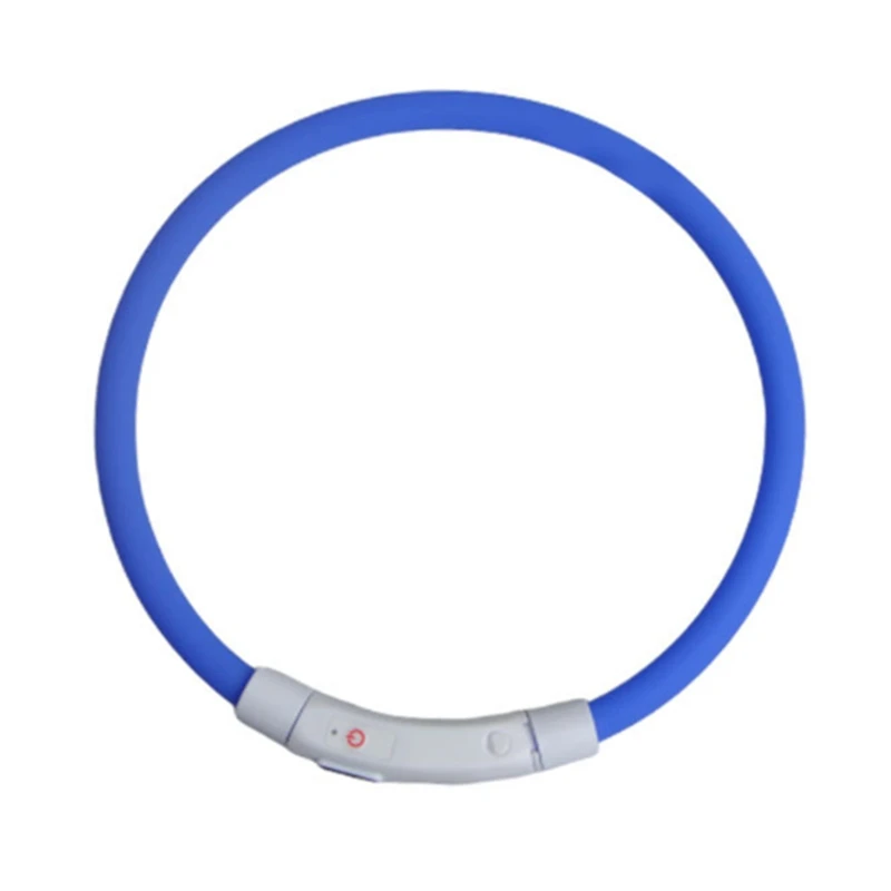 

4 шт., светодиодные ошейники для собак, из ПВХ