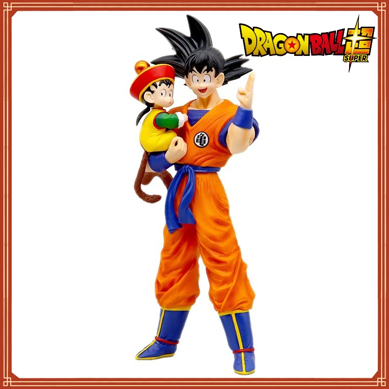 

30cm Dragon Ball Son Gohan Son Goku Anime Peripheral Hand-made Toy PVC Model Ornament Office Decoration Room Toy Christmas Gift