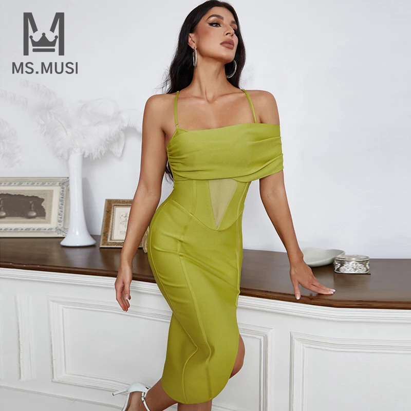 

Новинка 2022, модное женское сексуальное кружевное Сетчатое вечерние-миди с лямкой на шее и открытой спиной