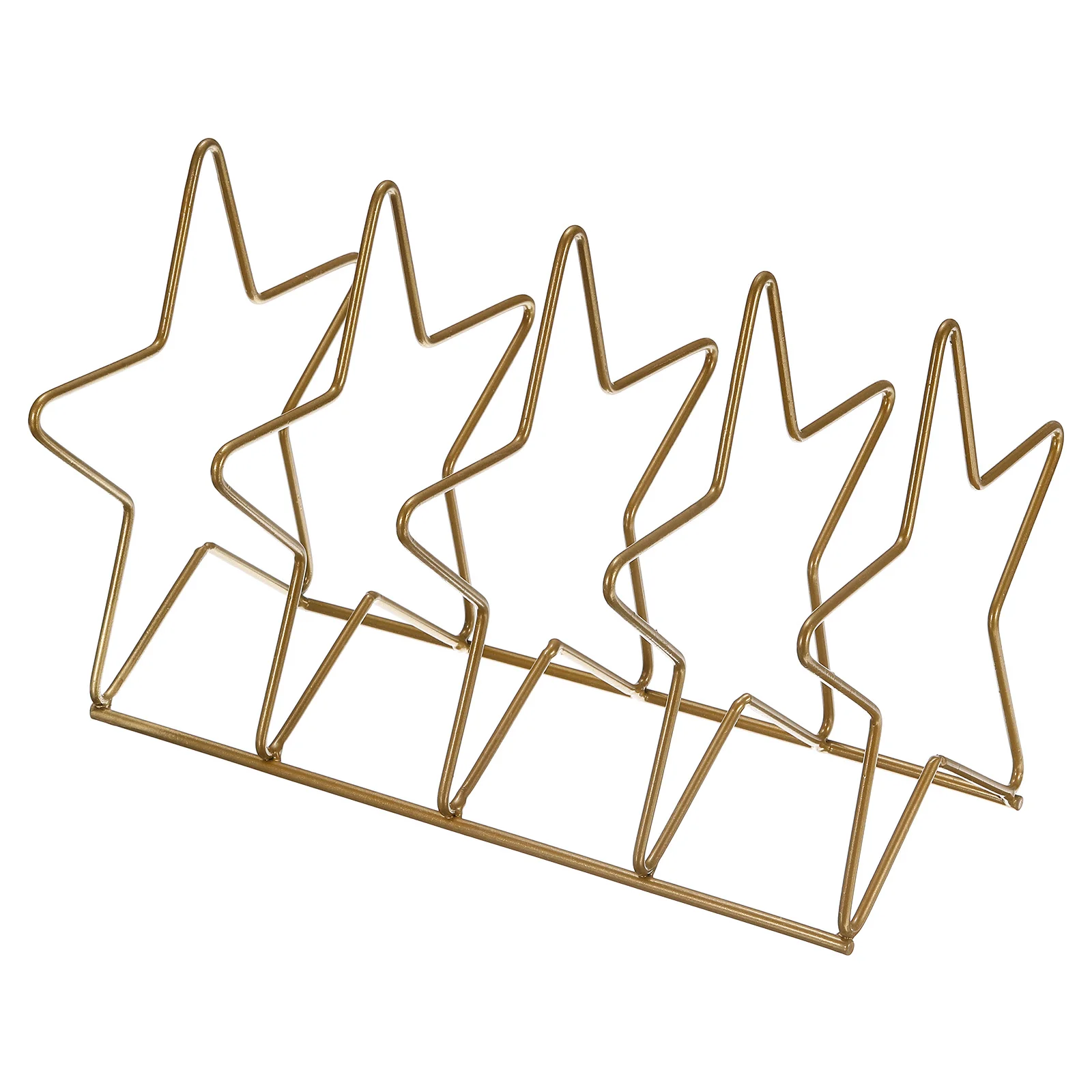 

Metal Display Pentagram File Organizer 10.23" x6.89" x 6.89"