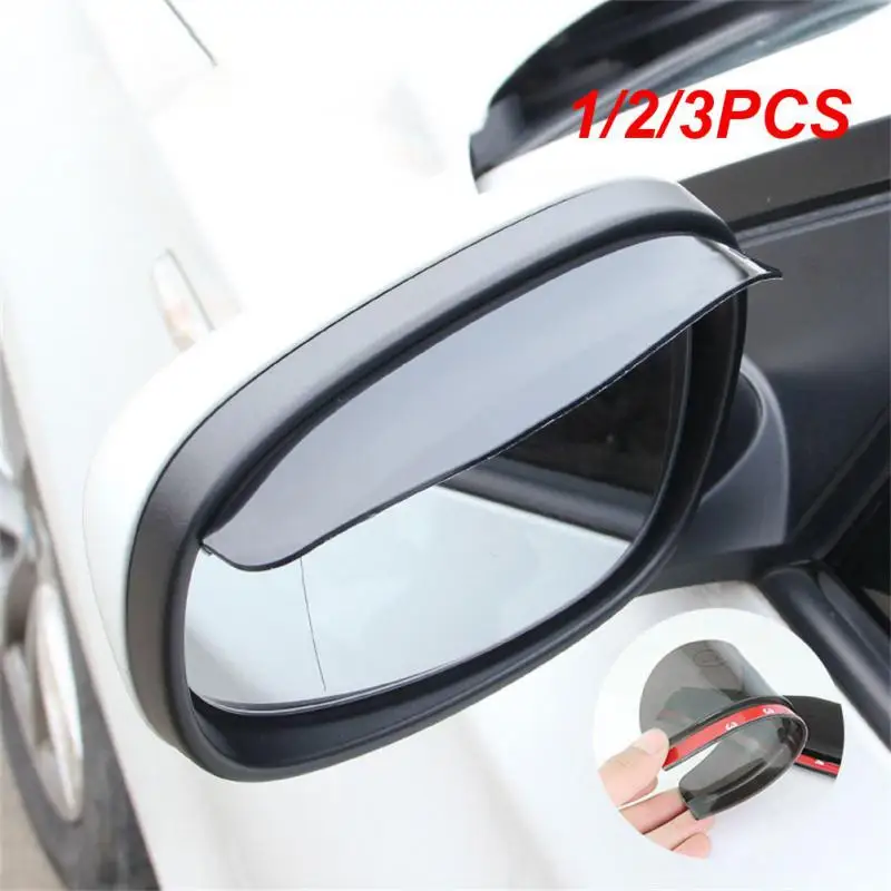 

1/2/3PCS Pieces Car Side Mirror Waterproof Sun Visor Rain Eyebrow Auto Car Rear View Side Rain Shield Flexible Protector For Car