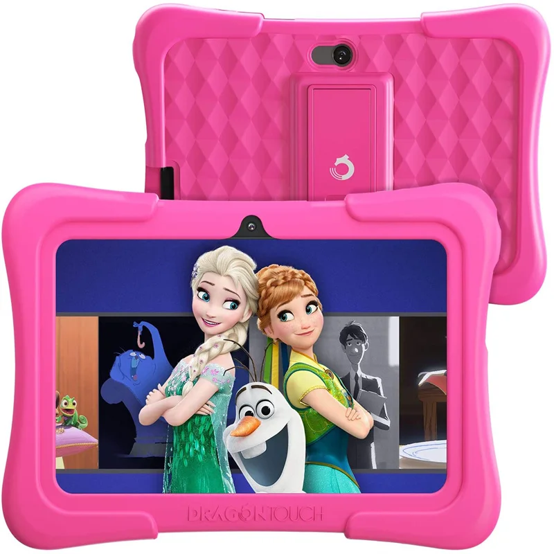 Google Play 7'' Q8 A33 Gift Silicone Case Kids Tablet PC Quad Core 1.3GHz 1GB RAM 8GB ROM Netbook Dual Cameras 3000mAh WIFI