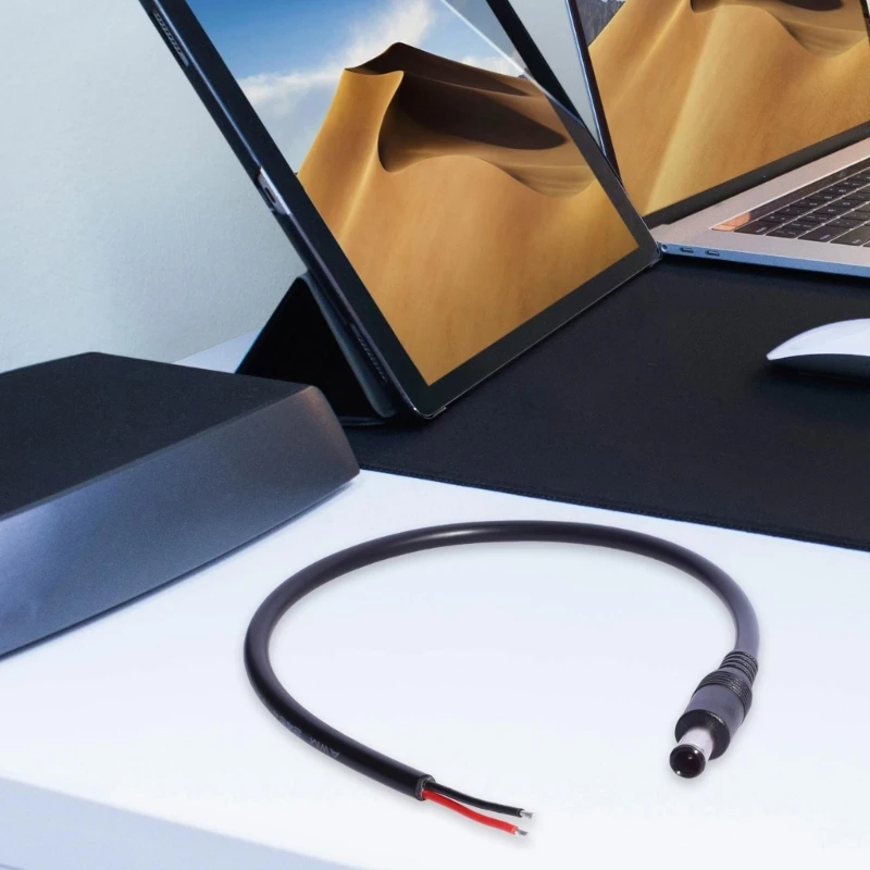 Вилка 6 5 мм x 4 для оголенного провода Пигтейл