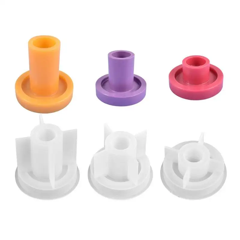 

Candlestick Mold Round Base Resin Molds Candle Holder Mould Concrete Candle Holder Silicone Mould DIY Cement Candle Holder