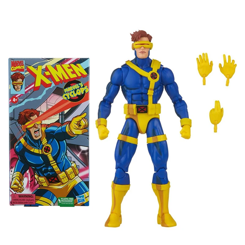 

Marvel Legends X-Men Cyclops Scott Summers Comics Ver 6" Action Figure VHS Packaging Model Toy Hobby Gift