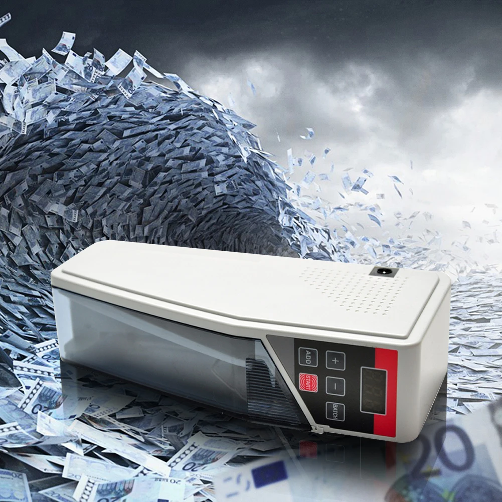 

Ручной удобный счетчик денег, счетчик купюр со светодиодный ным дисплеем, счетчик банкнот, счетчик купюр, счетчик банкнот, аккумулятор/вилк...