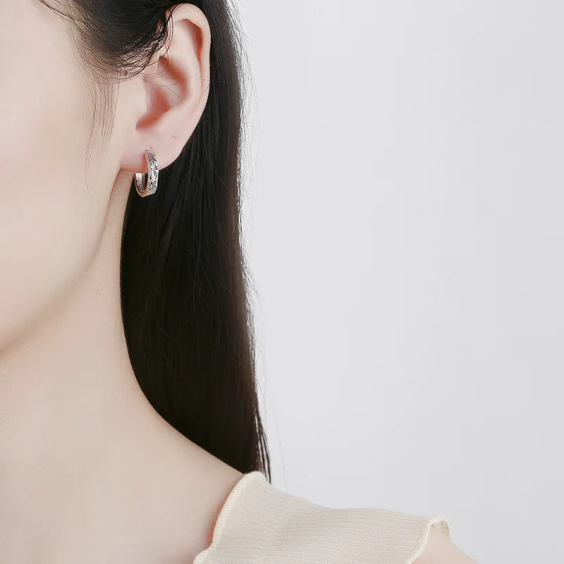 S925Стерлинговое серебро Good Fortune женские и зажимы для ушей национальные модные