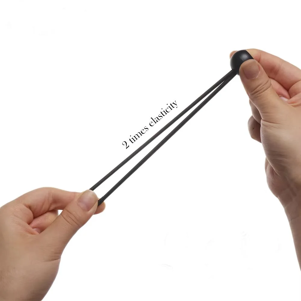 10 шт. высококачественный черный банджи-шнур веревка 10-30 см универсальный